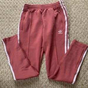 Pink adidas pants